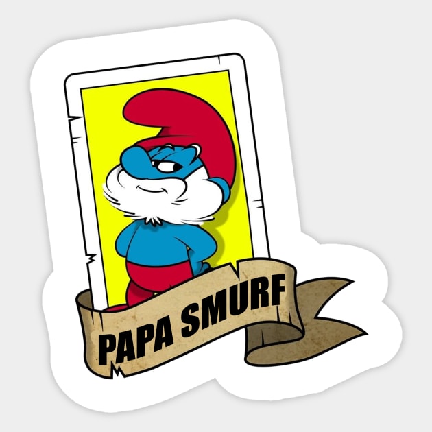 papa smurf Sticker by dubcarnage